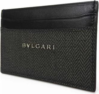 Bulgari Pre-owned Card Case - Heren - Vintage Accessoires - Zwart - ONE Size - Vintage