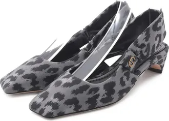 Dior 2010 Mizza pumps met luipaardprint - Grijs