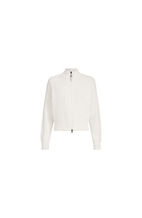 Brunello Cucinelli Cotton English rib cardigan with shiny zipper pull in Panama at Nordstrom, Size Xx-Large Eu