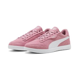 Puma Sneaker PUMA VIKKY STAR SD, Damen, Gr. 38, silber (poised pink, puma wei&szlig;, puma silber), Leder, colorblocking, Schuhe Sneaker
