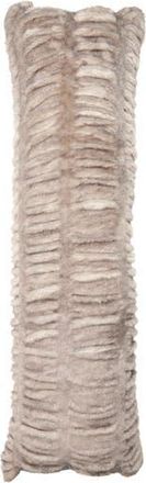 Karl Lagerfeld Ruched Faux Fur Pillow in Brown at Nordstrom Rack, Size 12X36