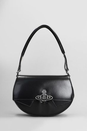 Vivienne Westwood Sadie Shoulder Bag In Black Leather