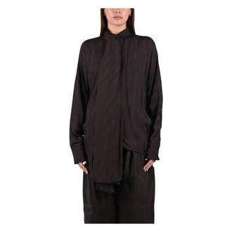 Sportmax Camisa Kimono Spxcorsaro - Blouses & Shirts - Mujer - Marr&oacute;n - S