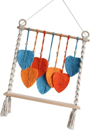 OEM Tapiz, Tapiz Bohemio Tejido, Tapiz Bohemio, Estampado De Hojas Bohemias, Para El Hogar, Sala De Estar, Habitaci&oacute;n De Estudiante
