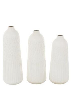 Uma Set of 3 Vase Set in White at Nordstrom Rack
