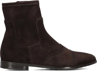 Truman's Bruine Su&egrave;de Enkellaarsjes - Dames - Enkellaarsjes - Bruin - 39 EU - Su&egrave;de - Schoenen