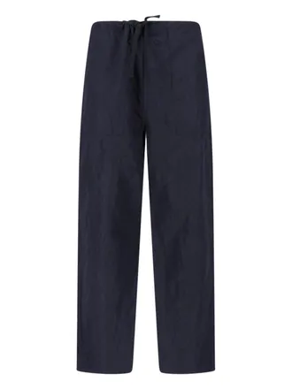 Kaptain Sunshine Deep Navy Walk Easy Wide-Leg Trousers