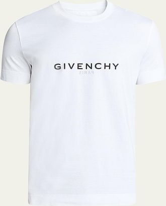 Givenchy Mens Slim Basic Logo T-Shirt