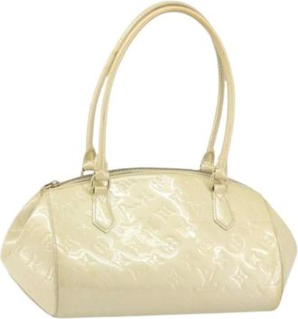 Louis Vuitton Pre-owned Handbags, female, Beige, Size: ONE SIZE Pre-owned Vintage Leather Handbag