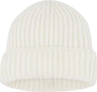 Kujten Brugge ribgebreide kasjmier muts - Beige