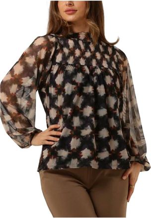 Summum Dames, Blouses & Shirts, Veelkleurig, Maat: S Jersey