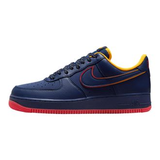 Nike Nike Air Force 1 07 LV8 Mens Shoes (HV5752-410, Midnight Navy/Light Crimson/University Gold/Blue Void), Midnight Navy/Light Crimson/University Gold/Bl