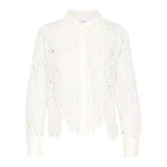 Saint Tropez Jiliannasz Shirt - female - Saint Tropez - Shirts - White - 2XL - Blouses & Shirts
