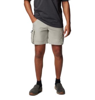 Columbia Mens Landroamer Cargo Short Hiking, Flint Grey, 34W x 7L