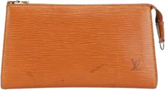 Louis Vuitton Pre-owned Clutches, female, Brown, Size: ONE SIZE Pre-owned Leather louis-vuitton-bags