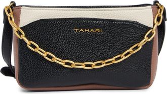 Elie Tahari Hollis Crossbody Bag in Black Block at Nordstrom Rack