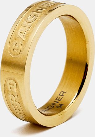 Aigner Gold Tone Band Ring