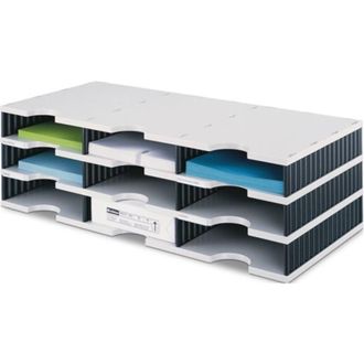 Styro Ordenar Tr&iacute;o Tr&iacute;o 12 Ventilador H293xb723xt331mm Poliestireno Gris / Negro Estyro