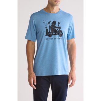 Travis Mathew British Columbia Graphic T-Shirt in Heather Blue at Nordstrom Rack, Size Xx-Large