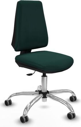 Piqueras y Crespo Piqueras Y Crespo - Elche Cp Similpiel Verde Botella Base Cromada Ruedas Engomadas 65mm