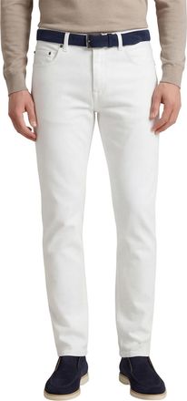 Pierre Cardin 5-pocket broek Pierre Cardin Lyon wit