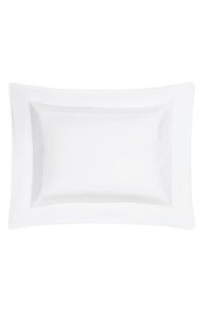 Matouk Bel Tempo Pillow Sham in White at Nordstrom, Size Standard