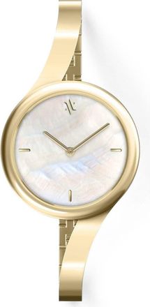 Vanna Claire Gemstone Watch in White Pearl-Gold at Nordstrom