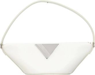 The Attico Borsa a spalla con dettaglio geometrico - - Bags - Donna - Bianco - ONE SIZE