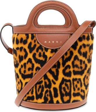 Marni Tropicalia Schoudertas - Dames - Schoudertassen - Bruin - ONE Size - Tassen