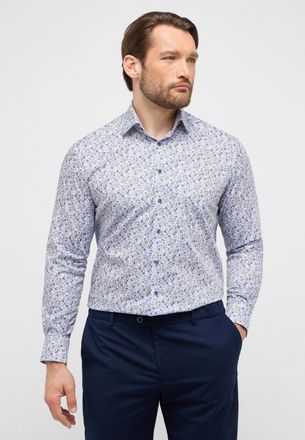 Eterna Langarmhemd ETERNA COMFORT FIT, Herren, Gr. 40, Normalgr&ouml;ssen, gr&uuml;n, Twill, 100% Baumwolle, normal, Manschette, Hemden Langarmhemd, NON IRON (b&uuml;gelfre