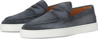 Magnanni Mens Lawford FLX Sneaker, Indigo Suede, 6 UK
