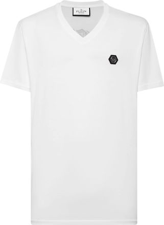 Philipp Plein T-Shirt V-Hals Gothic Plein