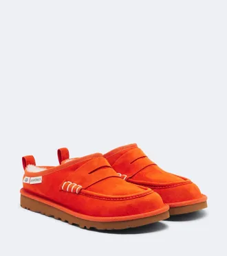 J.W.Anderson x UGG shearling-lined suede slip-on shoes