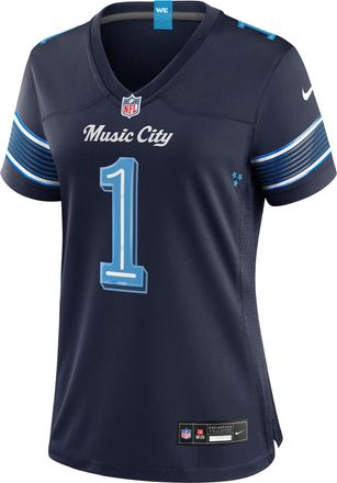 Nike Cameron Ward Tennessee Titans Rivalries Collection Nike Womens NFL Game Jersey in Blue | 67NW0JFO9VF-013