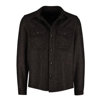 Cavallaro Heren, Overhemden, Bruin, Maat: XL Wol