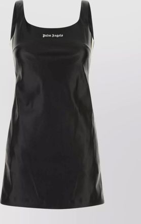 Palm Angels vegan leather mini dress