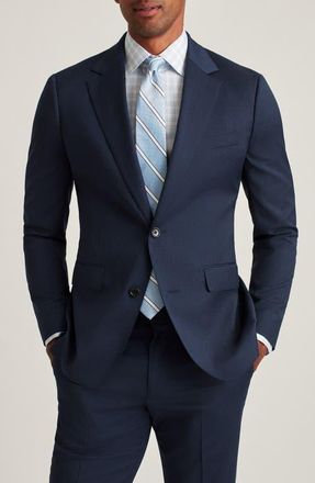 Bonobos Jetsetter Slim Fit Stretch Wool Suit Jacket in Light Navy at Nordstrom, Size 48 Regular