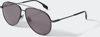 Canada Goose Lunettes de soleil Corsica (Hommes, Matte Dark Gunmetal/Solid Grey, TAILLE UNIQUE)