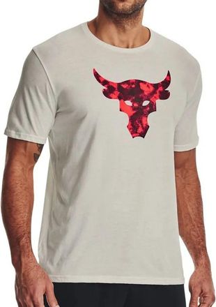 Under Armour Mens PR Brahma Bull Short Sleeve T-Shirt Ivory/Black S