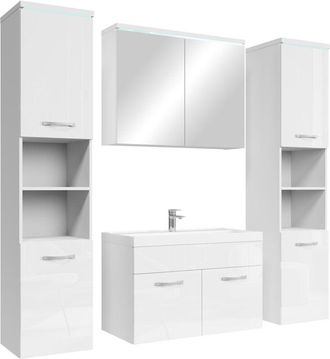Badplaats Badplaats Conjunto De Muebles De Ba&ntilde;o Paso Xl 80 X 40 Cm - Blanc