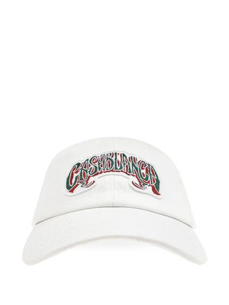 Casablanca cotton cap - White