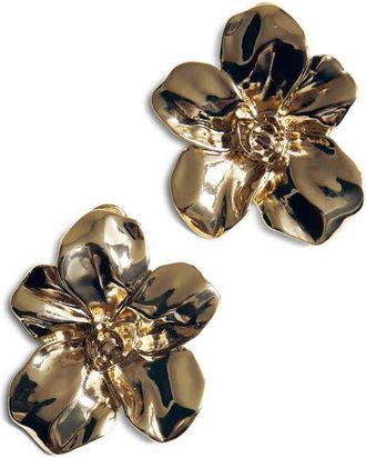 Mango Flower Earrings in Gold at Nordstrom