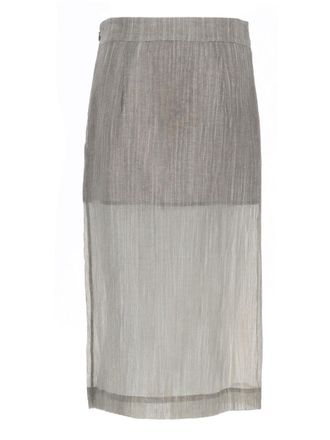 The Garment Delphi Midi Skirt - Gray