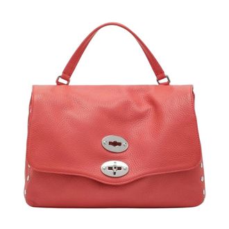 Zanellato Tassen, Dames, Oranje, ONE Size, Katoen, Postina Baby Leren Handtas