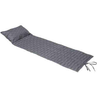 Hesperide Cuscino per sdraio avvolgibile adiya in ardesia 180x60cm in poliestere - Hesp&eacute;ride