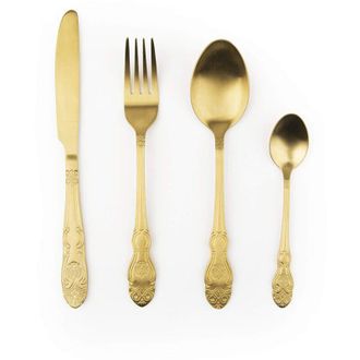 Excelsa Excelsa Confezione 4 Posate Baroque Oro