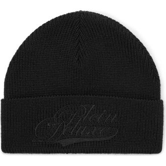 Philipp Plein Beanie Hat Plein Deluxe Unisex in Black at Nordstrom, Size 00