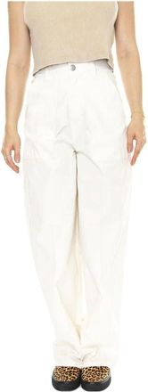 Obey Rechte Broek - Dames - Chinos - Wit - W27 - Broeken