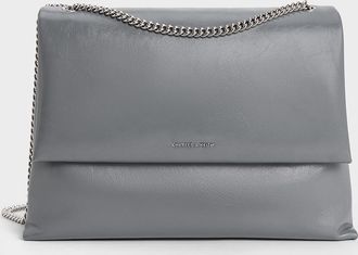 Charles & Keith Sianna Chain-Handle Shoulder Bag