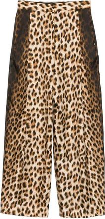 Sportmax Sportmax Spxoblo Hose mit Animal-Print